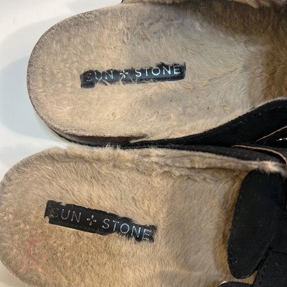 Sun + Stone PerLAA Mule Black- women 11 - Picture 8 of 8